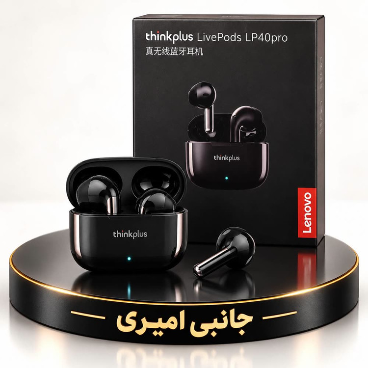 هدفون داخل گوش بی سیم لنوو مدل ThinkPlus LP40 PRO