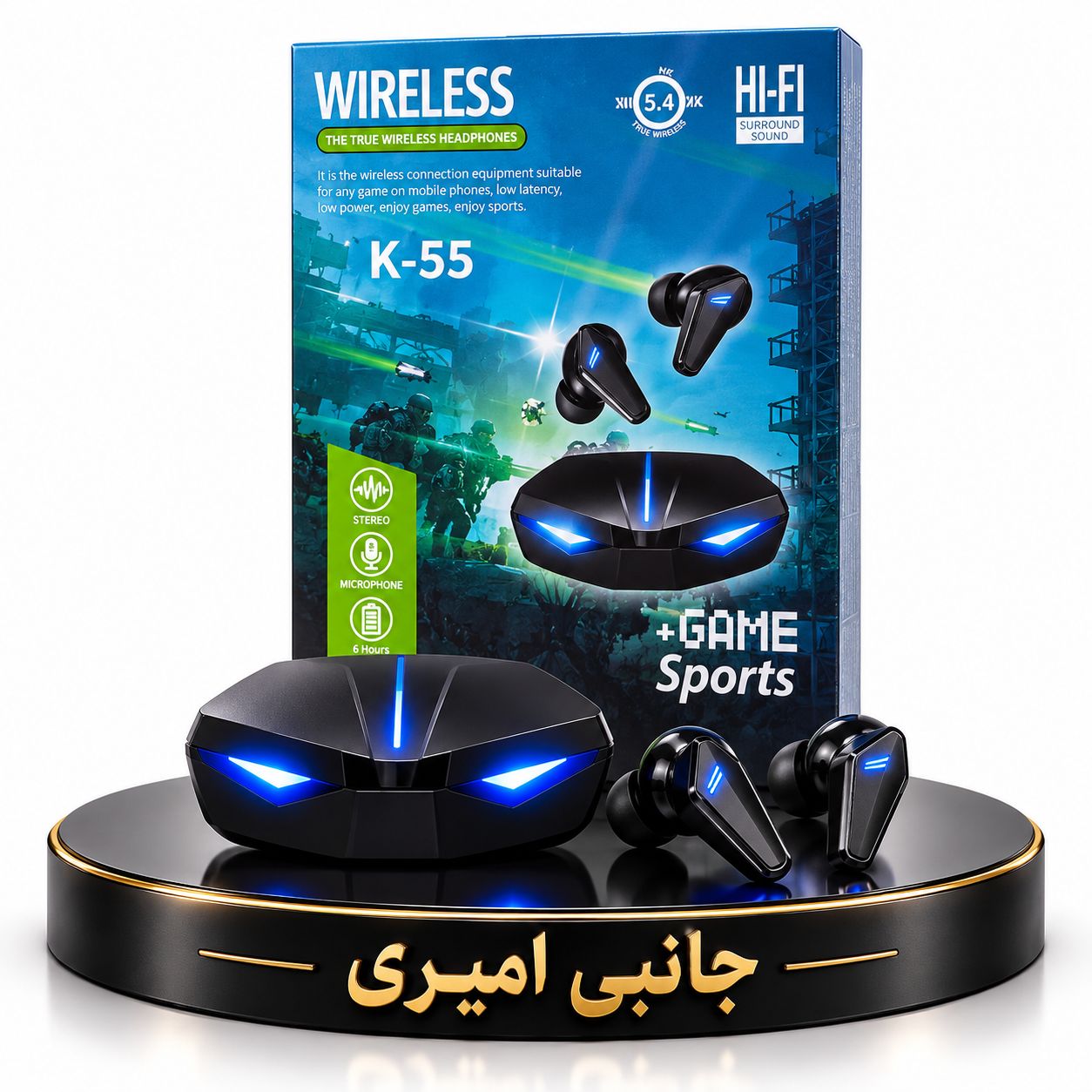 هدفون بی سیم مدل K55